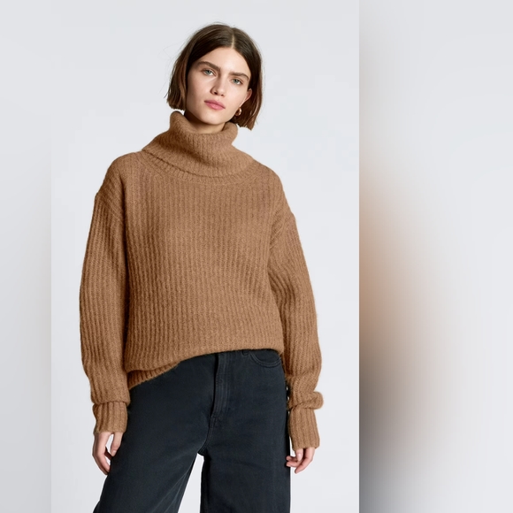 Everlane Sweaters - Like New Alpaca Oversized Turtleneck Sweater